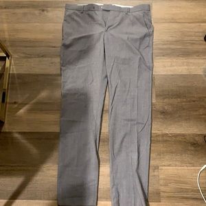 Sleek slim fit grey men’s work pants